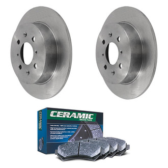 DuraGo® - Plain Rear Brake Kit with Ceramic Pads