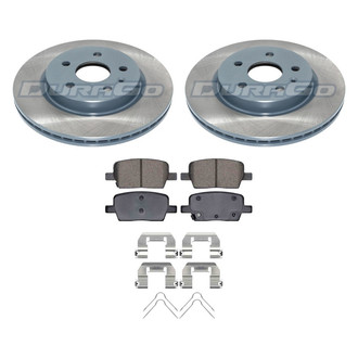 DuraGo® - 1-Piece Plain Brake Kit with Ceramic Brake Pads