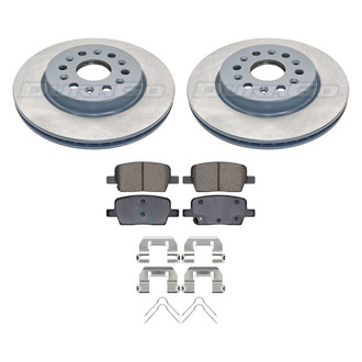 DuraGo® - Plain Rear Brake Kit with Ceramic Pads