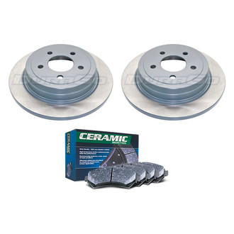 DuraGo® - Plain Rear Brake Kit with Ceramic Pads