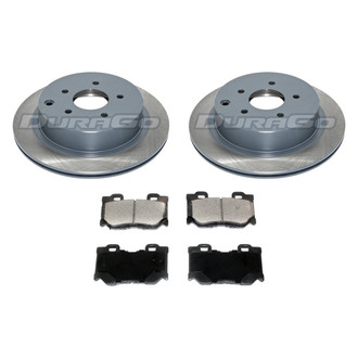 DuraGo® - Plain Rear Brake Kit with Ceramic Pads