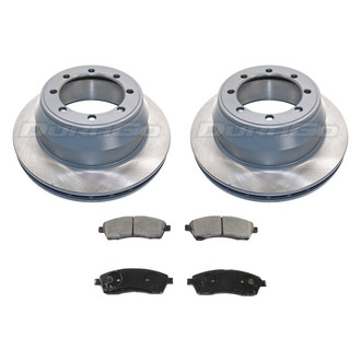 DuraGo® - Plain Rear Brake Kit with Ceramic Pads
