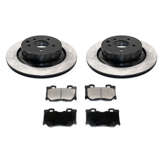 DuraGo® - Plain Rear Brake Kit with Ceramic Pads