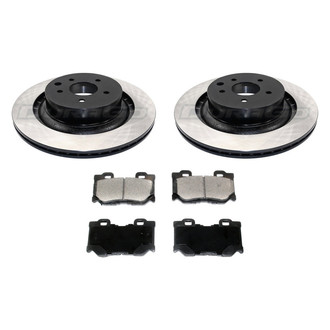 DuraGo® - Plain Rear Brake Kit with Ceramic Pads