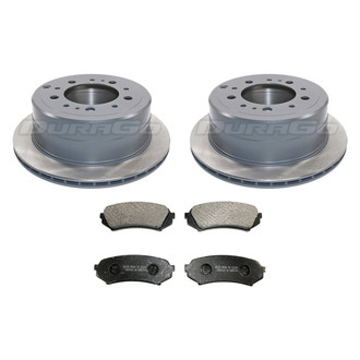 DuraGo® - Plain Rear Brake Kit with Ceramic Pads