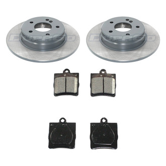 DuraGo® - Plain Rear Brake Kit with Ceramic Pads
