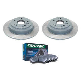 DuraGo® - Plain Rear Brake Kit with Ceramic Pads
