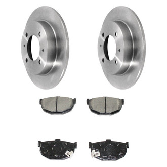 DuraGo® - Plain Rear Brake Kit with Ceramic Pads