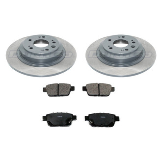 DuraGo® - Plain Rear Brake Kit with Ceramic Pads