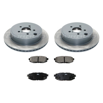 DuraGo® - 1-Piece Plain Brake Kit with Ceramic Brake Pads