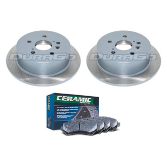 DuraGo® - Plain Rear Brake Kit with Ceramic Pads
