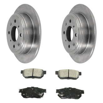 DuraGo® - Plain Rear Brake Kit with Ceramic Pads