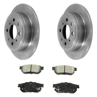 DuraGo® - Plain Rear Brake Kit with Ceramic Pads
