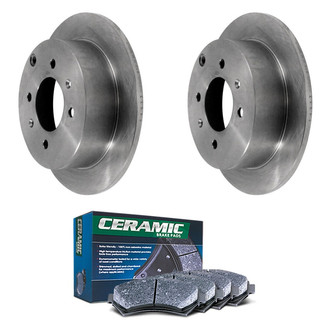 DuraGo® - Plain Rear Brake Kit with Ceramic Pads