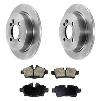 DuraGo® - Plain Rear Brake Kit with Ceramic Pads