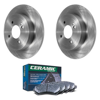 DuraGo® - Plain Rear Brake Kit with Ceramic Pads