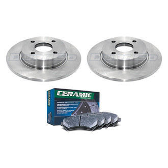 DuraGo® - Plain Rear Brake Kit with Ceramic Pads