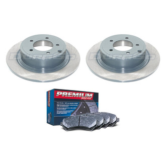 DuraGo® - Premium™ Plain Rear Brake Kit with Semi-Metallic Pads