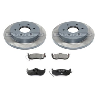 DuraGo® - Premium™ Plain Rear Brake Kit with Semi-Metallic Pads