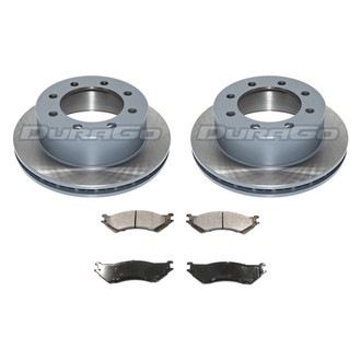 DuraGo® - Premium™ Plain Rear Brake Kit with Semi-Metallic Pads