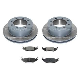 DuraGo® - Premium™ Plain Rear Brake Kit with Semi-Metallic Pads