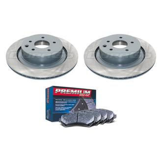 DuraGo® - Premium™ Plain Rear Brake Kit with Semi-Metallic Pads