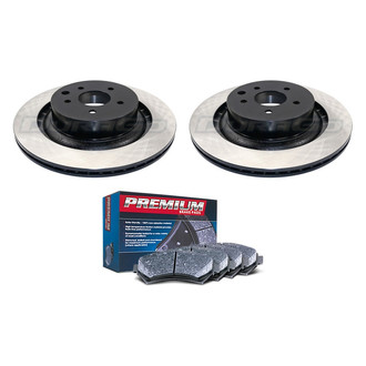 DuraGo® - Premium™ Plain Rear Brake Kit with Semi-Metallic Pads