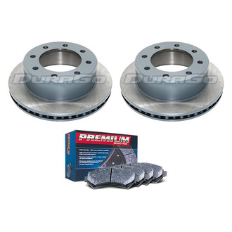 DuraGo® - Premium™ Plain Rear Brake Kit with Semi-Metallic Pads