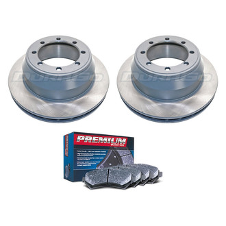 DuraGo® - Premium™ Plain Rear Brake Kit with Semi-Metallic Pads