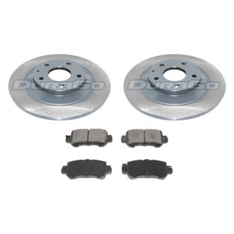 DuraGo® - Premium™ Plain Rear Brake Kit with Semi-Metallic Pads