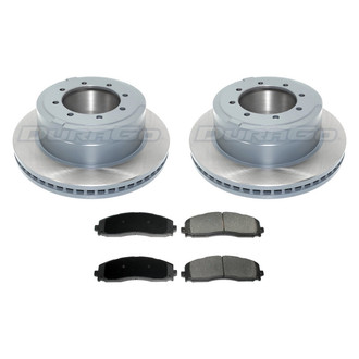 DuraGo® - Premium™ Plain Rear Brake Kit with Semi-Metallic Pads