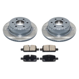 DuraGo® - Premium™ Plain Rear Brake Kit with Semi-Metallic Pads
