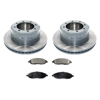 DuraGo® - Premium™ Plain Rear Brake Kit with Semi-Metallic Pads