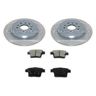 DuraGo® - Premium™ Plain Rear Brake Kit with Semi-Metallic Pads