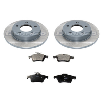 DuraGo® - Premium™ Plain Brake Kit with Semi-Metallic Pads