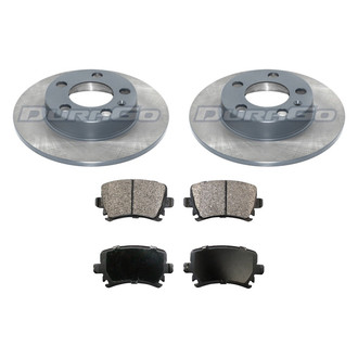 DuraGo® - Premium™ Plain Rear Brake Kit with Semi-Metallic Pads