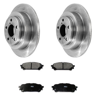DuraGo® - Plain Rear Brake Kit with Ceramic Pads