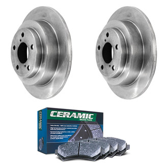 DuraGo® - Plain Rear Brake Kit with Ceramic Pads