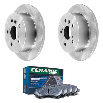 DuraGo® - Plain Rear Brake Kit with Ceramic Pads