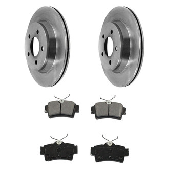 DuraGo® - Plain Rear Brake Kit with Ceramic Pads