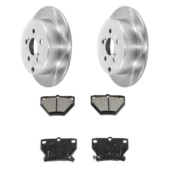 DuraGo® - Plain Rear Brake Kit with Ceramic Pads