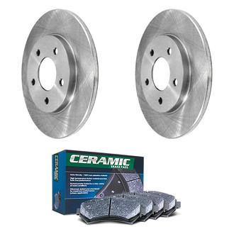 DuraGo® - Plain Rear Brake Kit with Ceramic Pads