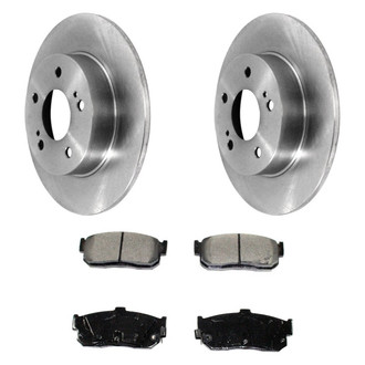 DuraGo® - Plain Rear Brake Kit with Ceramic Pads