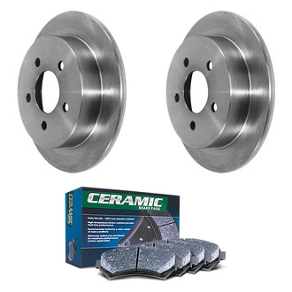 DuraGo® - Plain Rear Brake Kit with Ceramic Pads