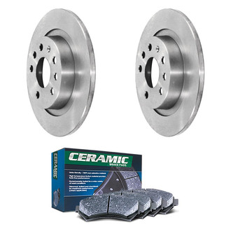 DuraGo® - Plain Rear Brake Kit with Ceramic Pads