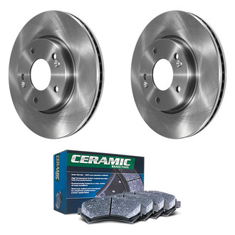 DuraGo® - Plain Rear Brake Kit with Ceramic Pads