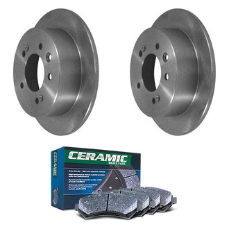 DuraGo® - Plain Rear Brake Kit with Ceramic Pads