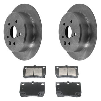 DuraGo® - Plain Rear Brake Kit with Ceramic Pads