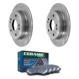 DuraGo® - Plain Rear Brake Kit with Ceramic Pads
