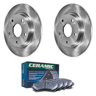 DuraGo® - Plain Rear Brake Kit with Ceramic Pads